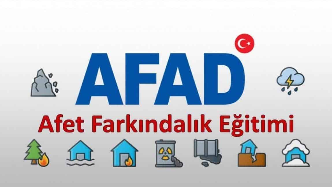 AFET FARKINDALIK EĞİTİMİ VE DEPREM TATBİKATI